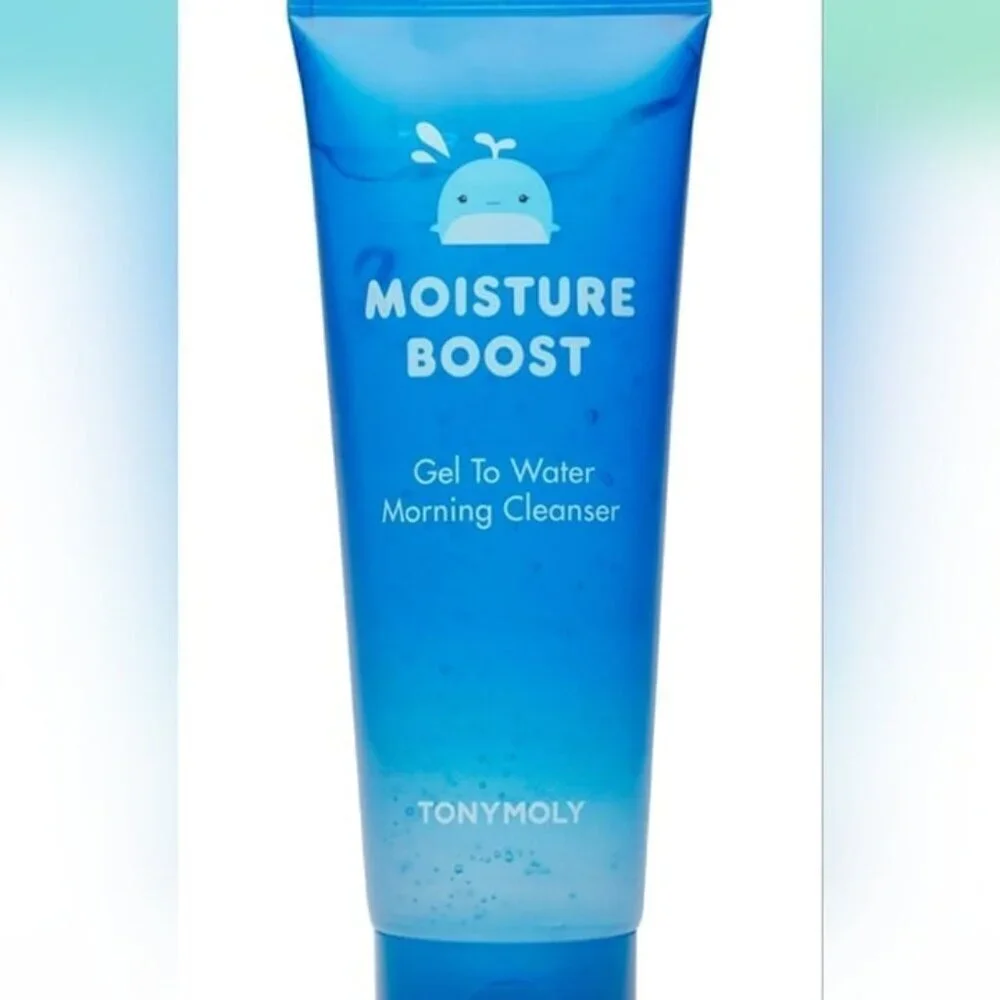 TONYMOLY Moisture Boost Gel To Water Morning Cleanser, 6 oz. (New)